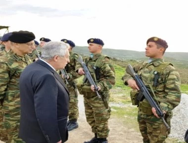 Φ. Κουβέλης: «Ο Άι Στράτης βρίσκεται στην καρδιά του Αιγαίου και οι εδώ υπηρετούντες υπερασπίζονται την χώρα» (φωτό)
